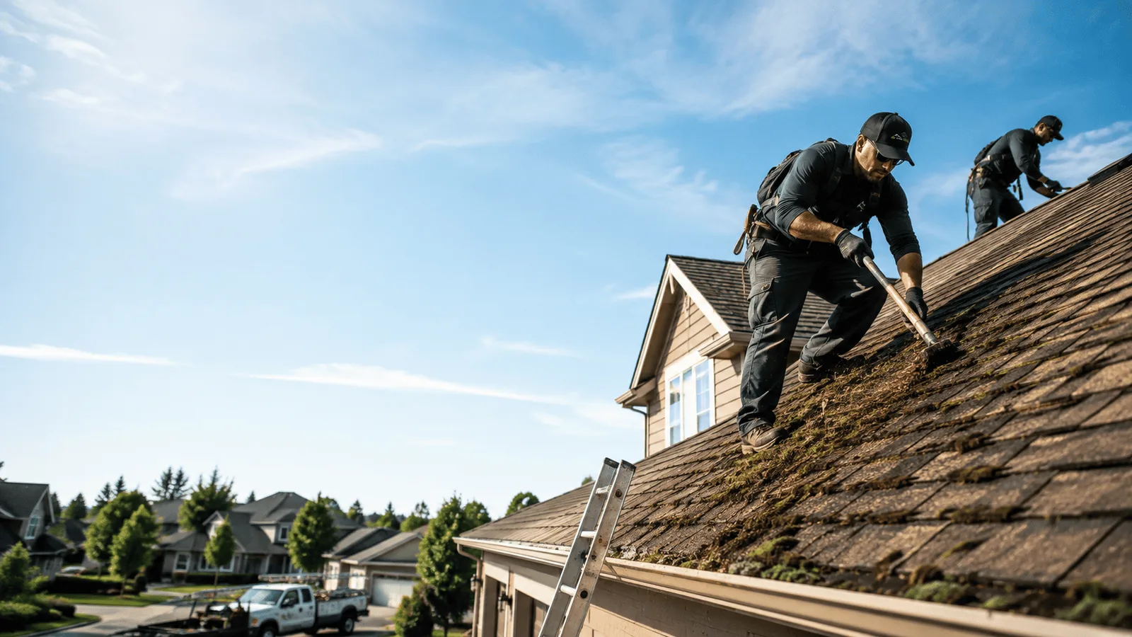 Roof Moss Removal in Melcroft, PA near me